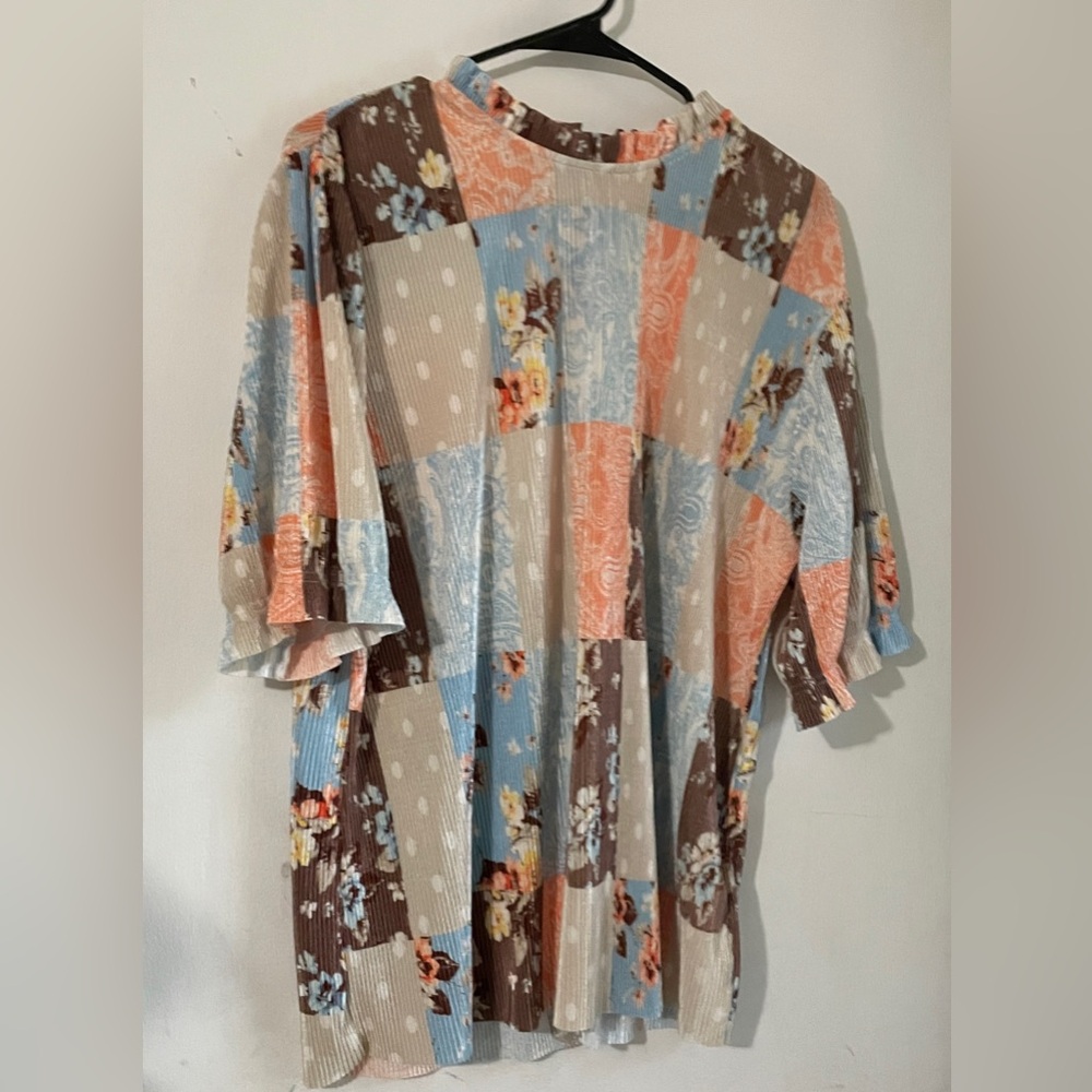 Floral Patchwork blouse